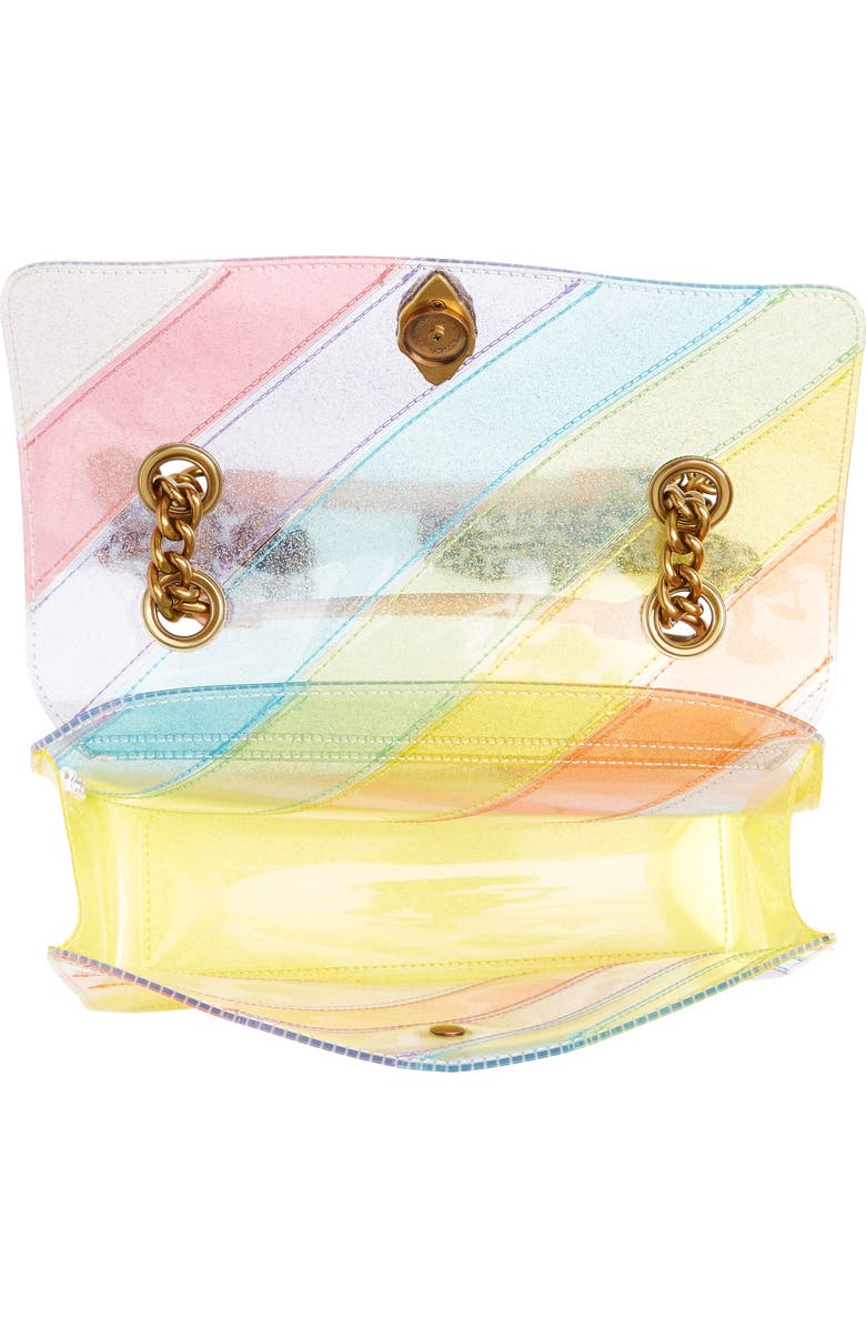 Kurt Geiger London Kensington Vinyl Convertible Crossbody Bag, Alternate, color,