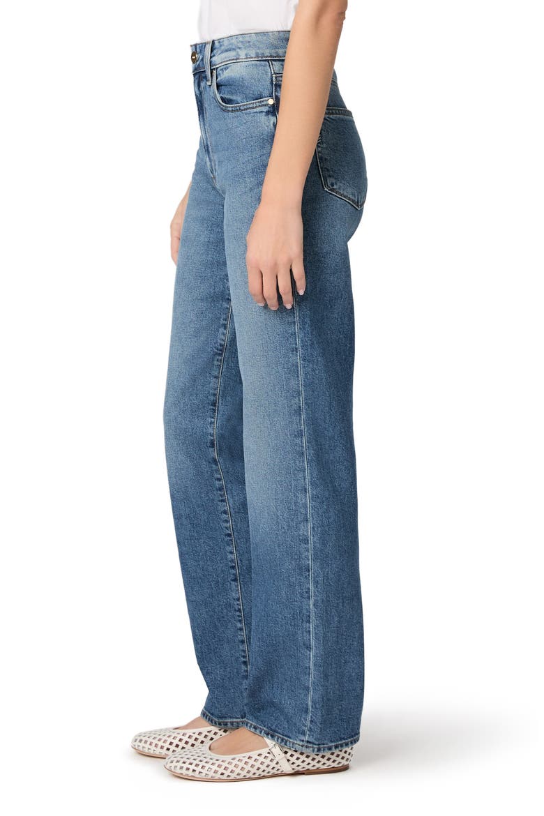 Stevie High Waist Straight Leg Jeans, Alternate, color, KEYSTONE