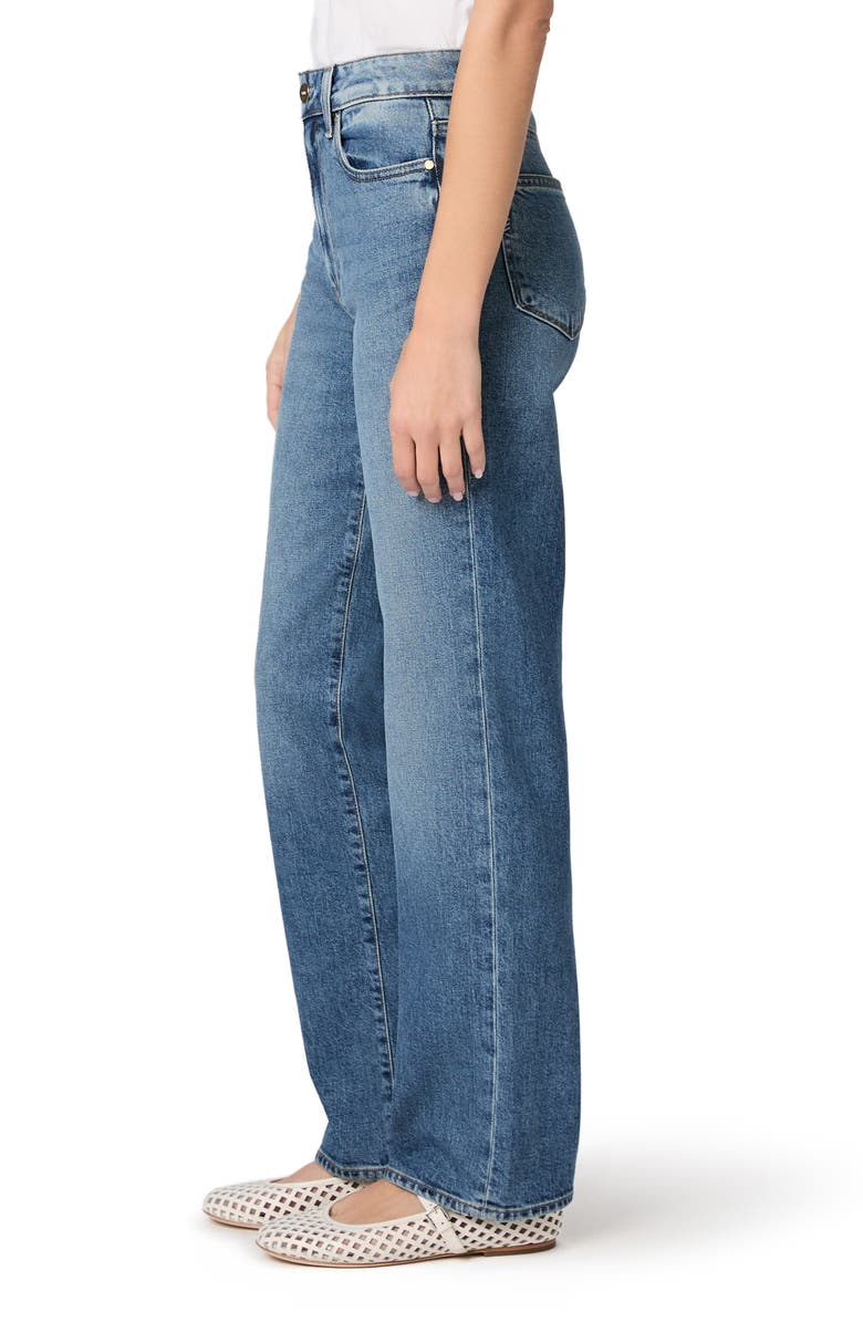 PAIGE Stevie High Waist Straight Leg Jeans, Alternate, color, Keystone