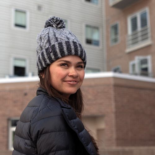Turtle Fur Emma Winter Hat In Blue