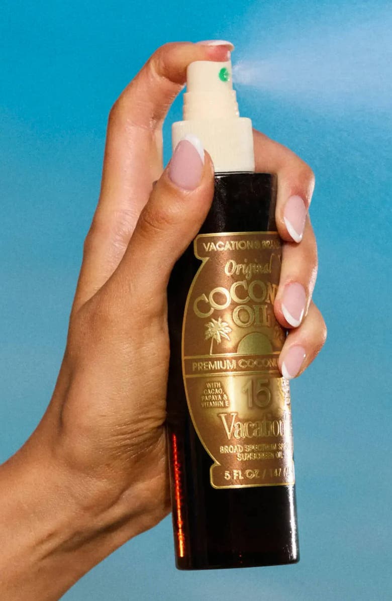 Vacation Original Coconut Oil Spray Sunscreen SPF 15, Alternate, color, 