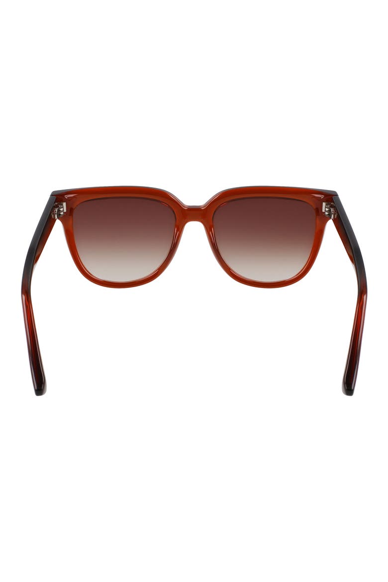 Le Pliage 52mm Round Sunglasses, Alternate, color, TRANSPARENT RUST