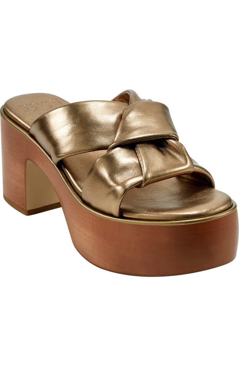 PURE Donna Karan Adalee Platform Sandal, Main, color, Bronze