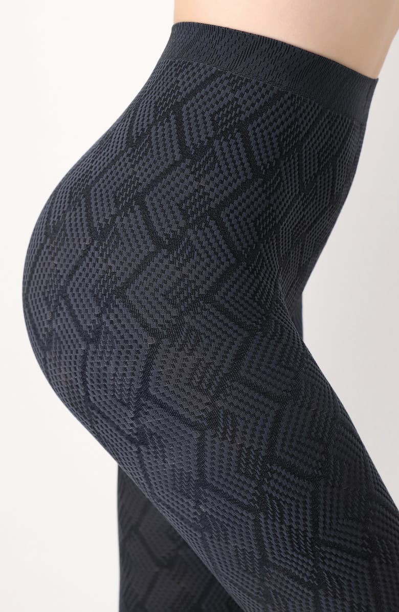 Oroblu Jacquard Tights, Alternate, color, 