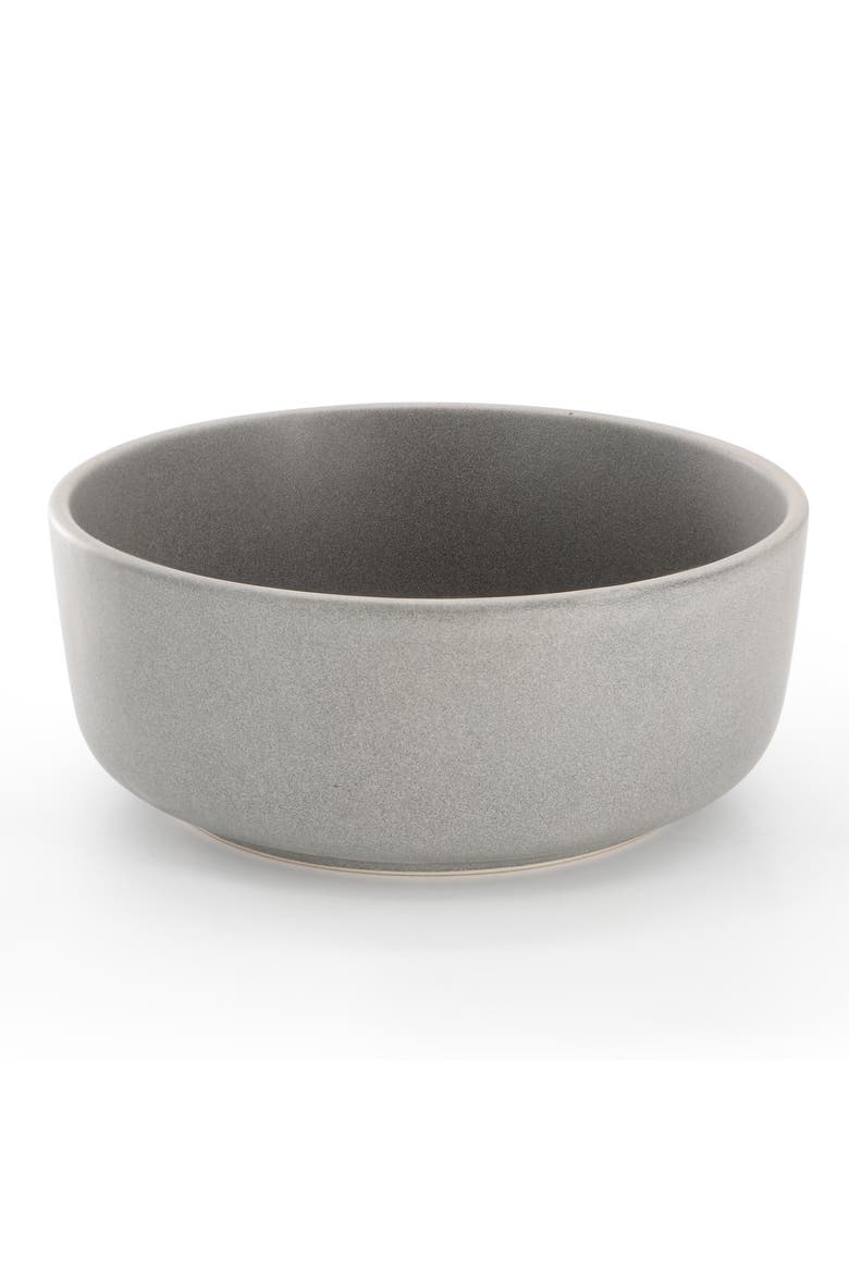Bryant Park 2 Piece 6 Inch Stoneware Cereal Bowl Set, Alternate, color, Gray