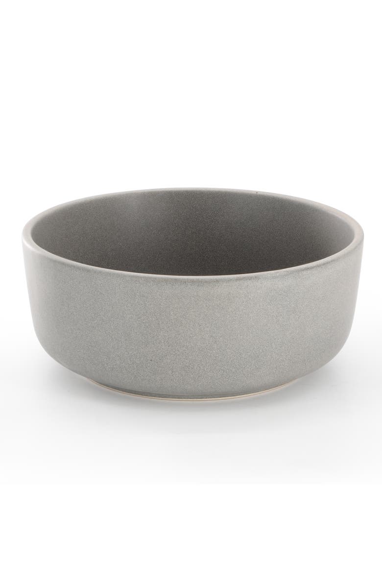 Soho Lounge Bryant Park 2 Piece 6 Inch Stoneware Cereal Bowl Set, Alternate, color, Gray