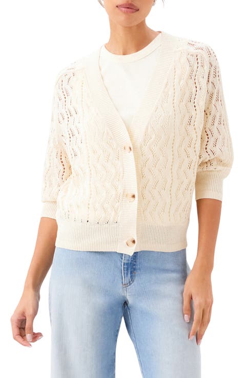 Puff Sleeve Cardigan Sweater