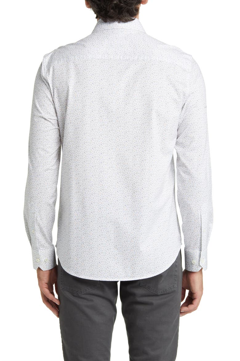 James OoohCotton® Floral Button-Up Shirt, Alternate, color, CEMENT