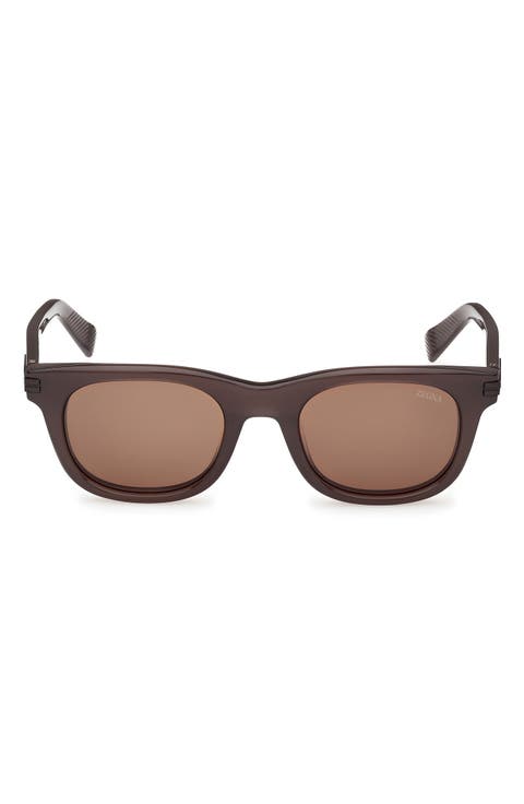54mm Geometric Sunglasses