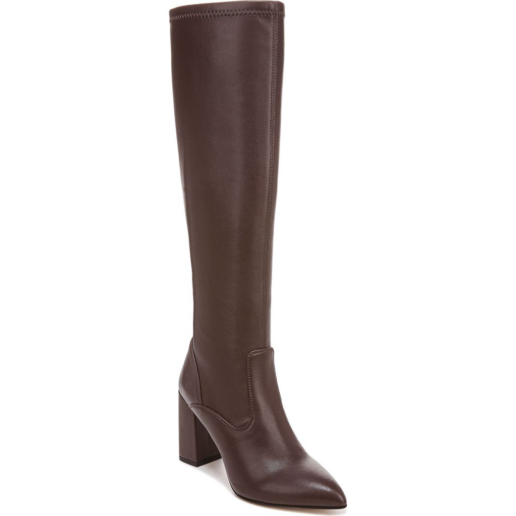 Franco Sarto Katherine Wide Calf High Shaft Boots In Brown