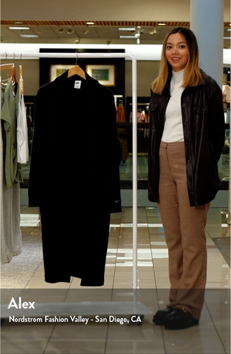 Sportswear Modern Fleece Oversized Duster, sales video thumbnail