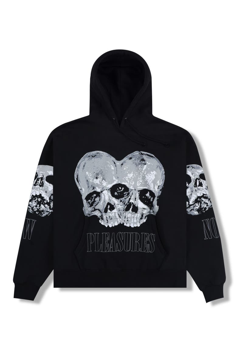 PLEASURES Double Skull Graphic Hoodie (Men) | Nordstrom