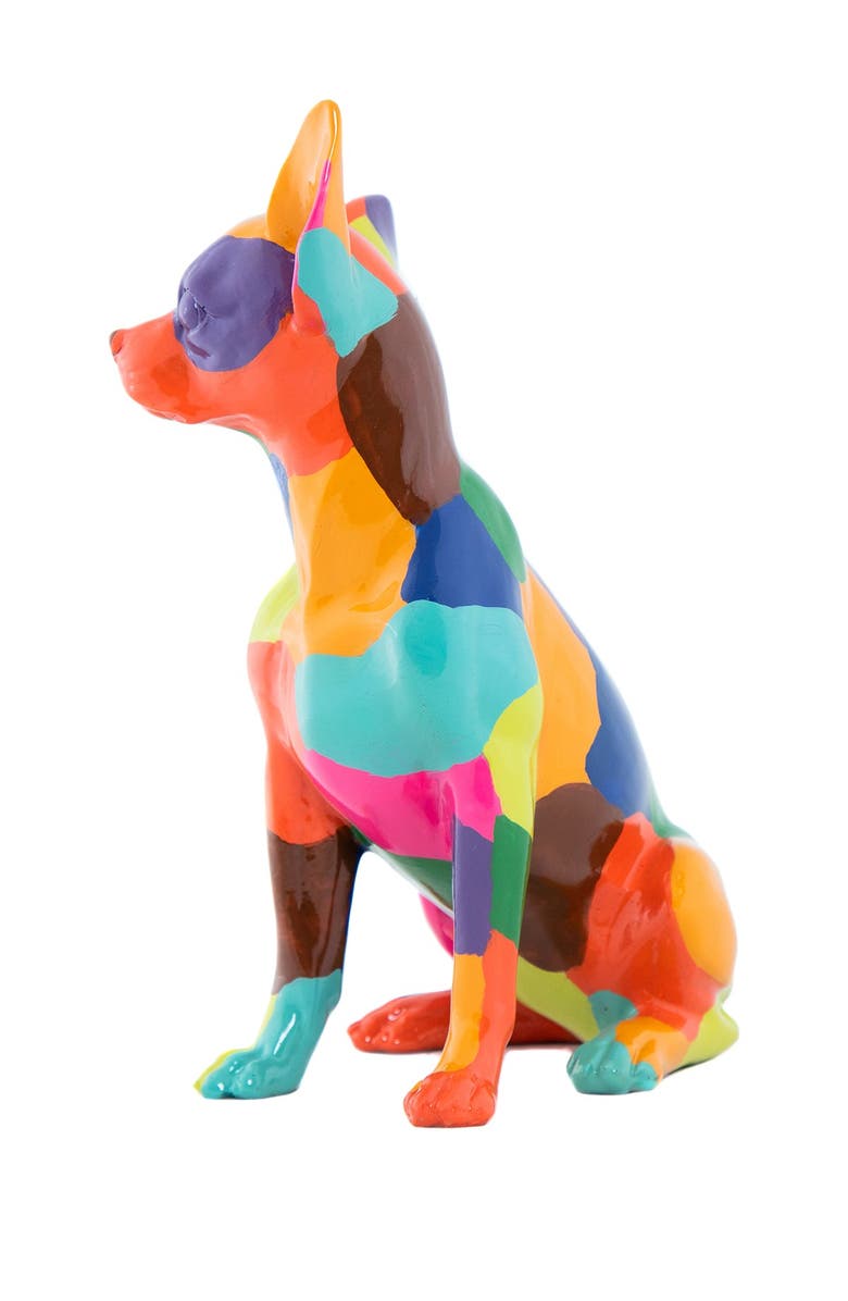 INTERIOR ILLUSIONS Artist 10" Chihuahua Accent, Main, color, Multi-Color