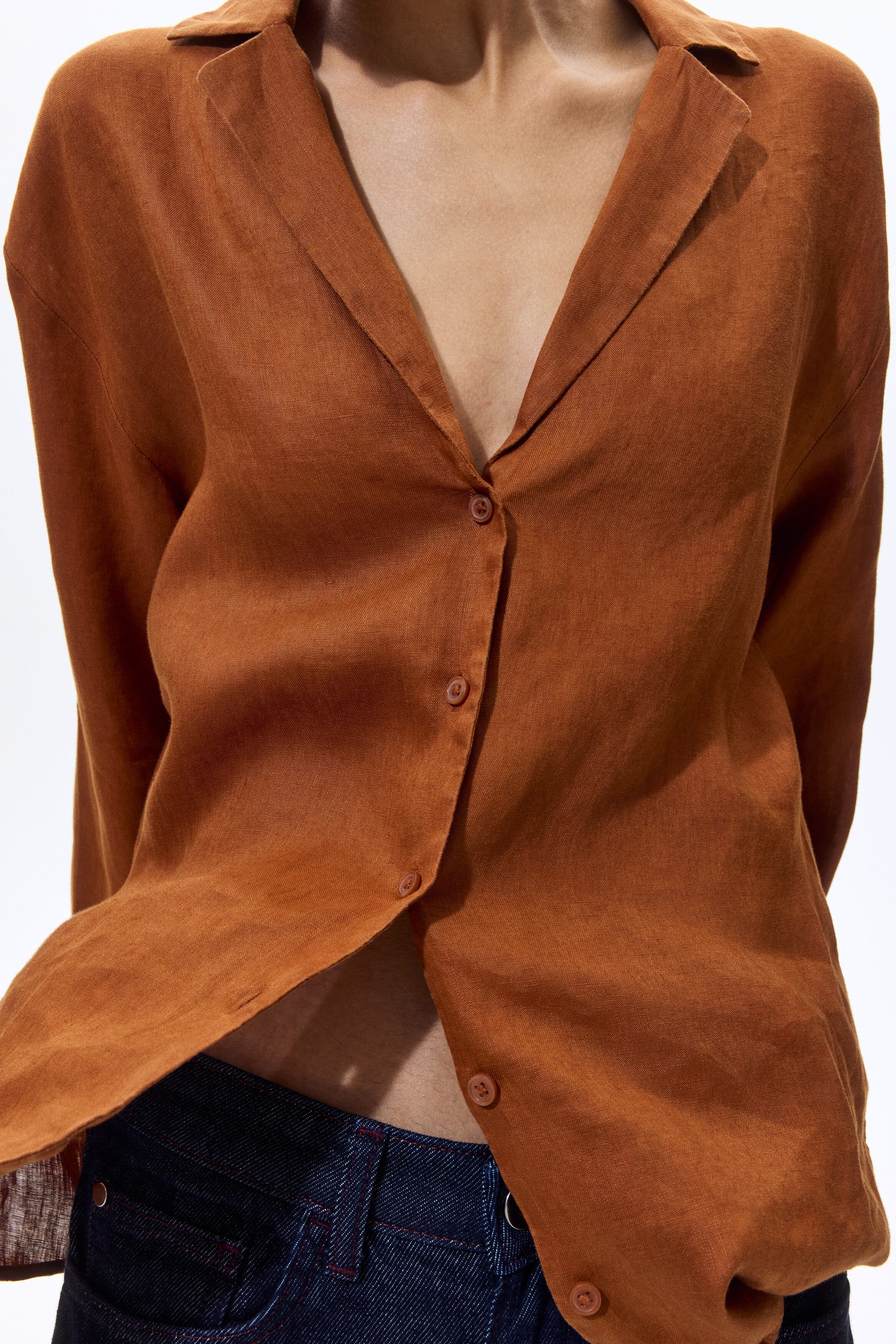 Oversized Linen Shirt - image 2