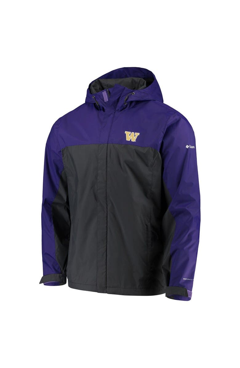 Columbia Men's Columbia Purple/Charcoal Washington Huskies Glennaker Storm Full-Zip Jacket, Alternate, color,