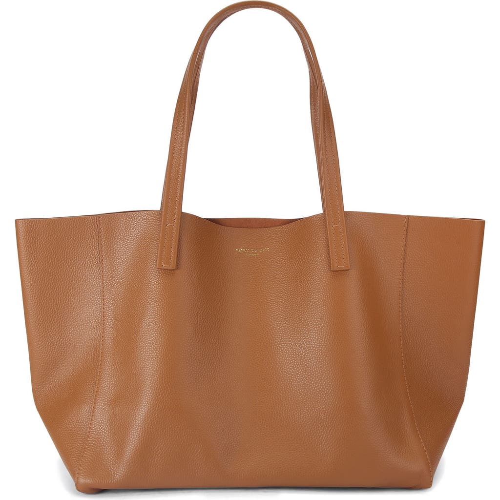 Kurt Geiger London Violet Leather Hobo Bag In Brown