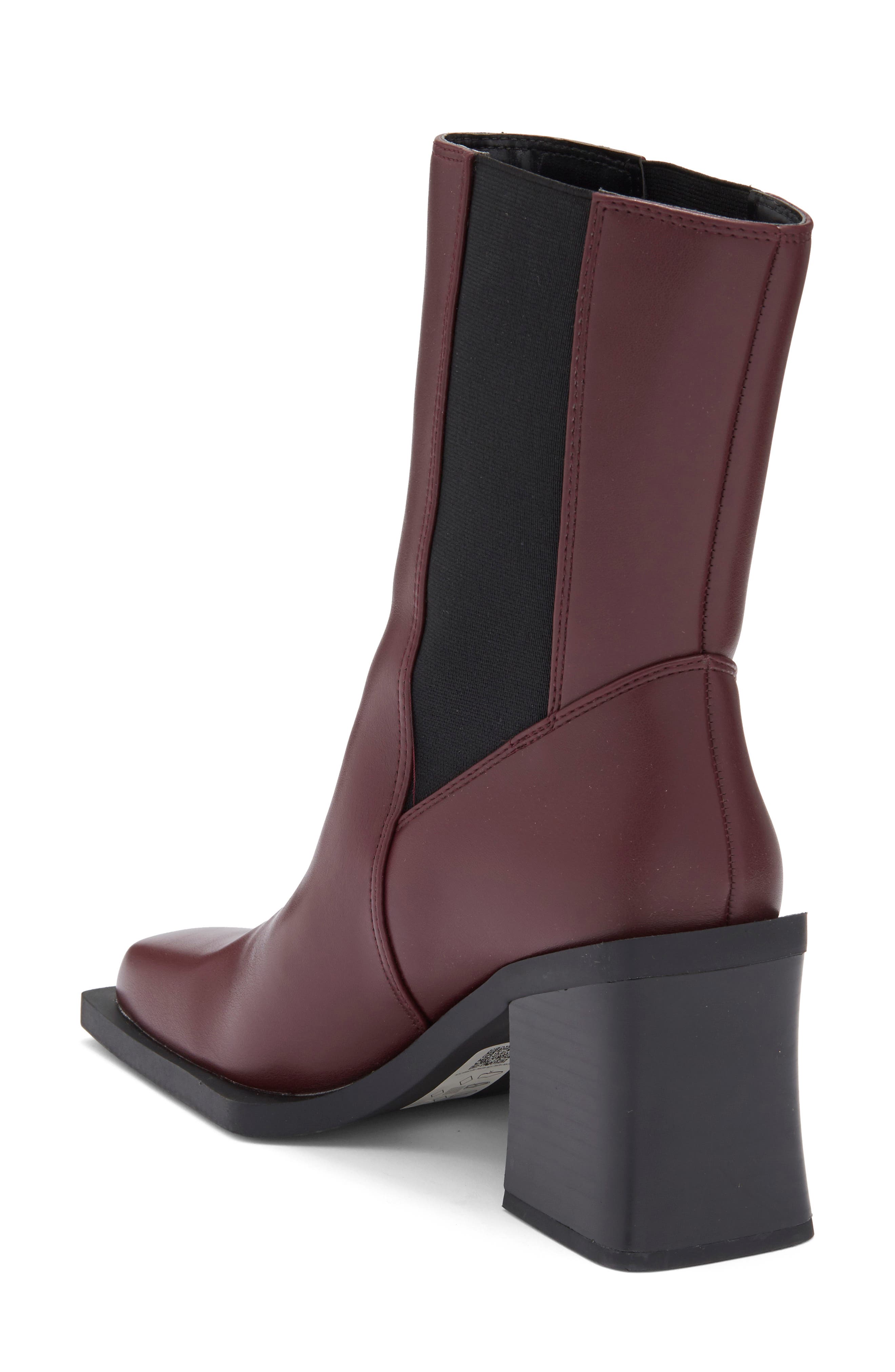 Topshop Block Heel Chelsea Boot, Alternate, color, 