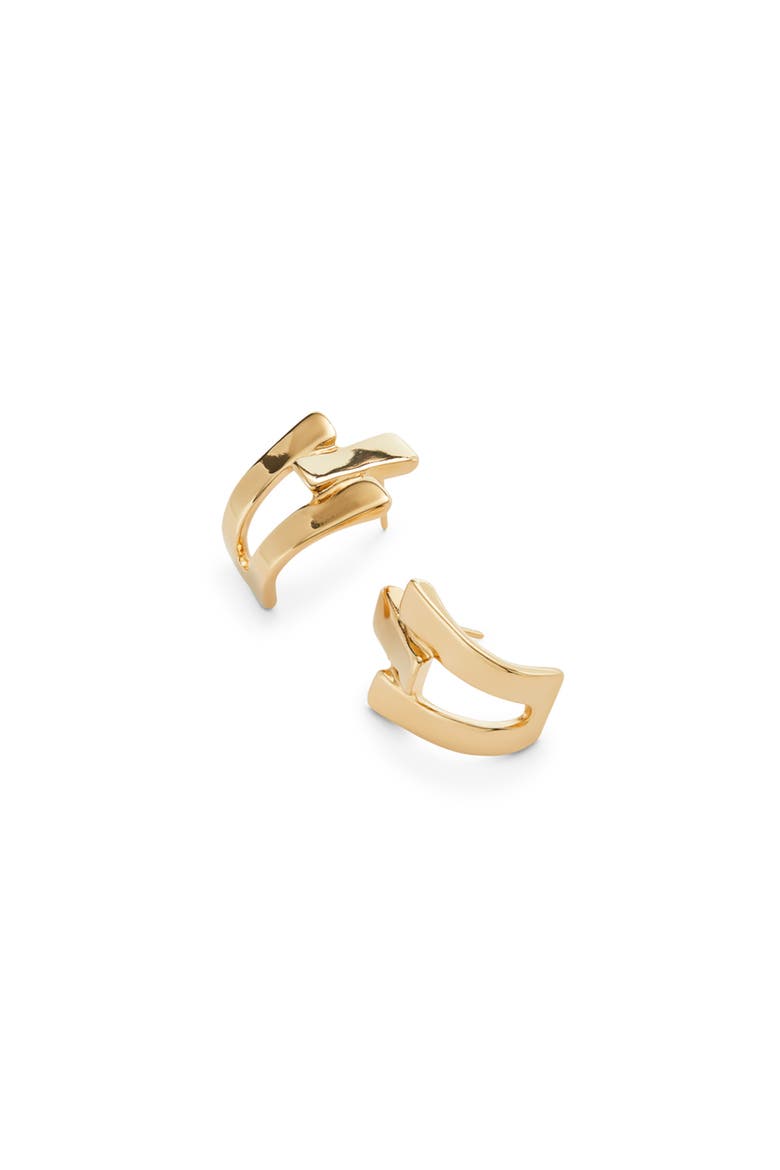 18K Gold-Plated Earrings, Alternate, color, Gold