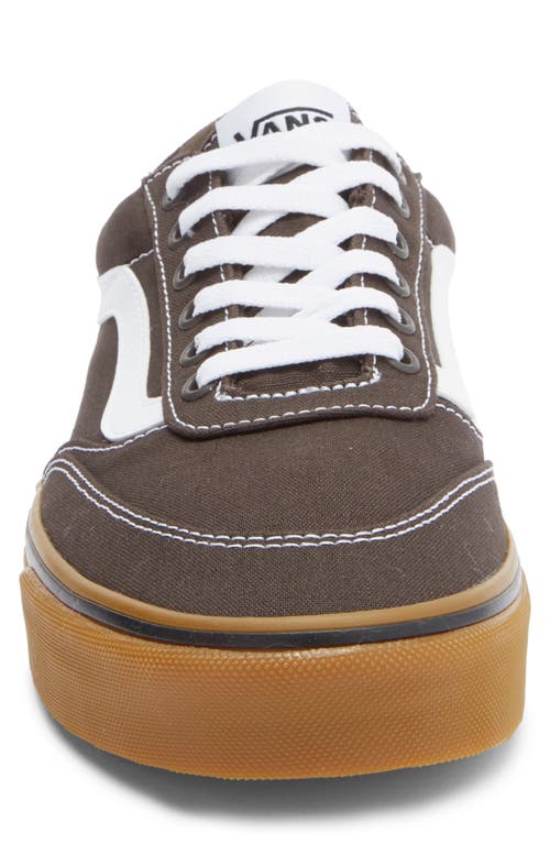 Vans Brooklyn Low Top Sneaker In Brown