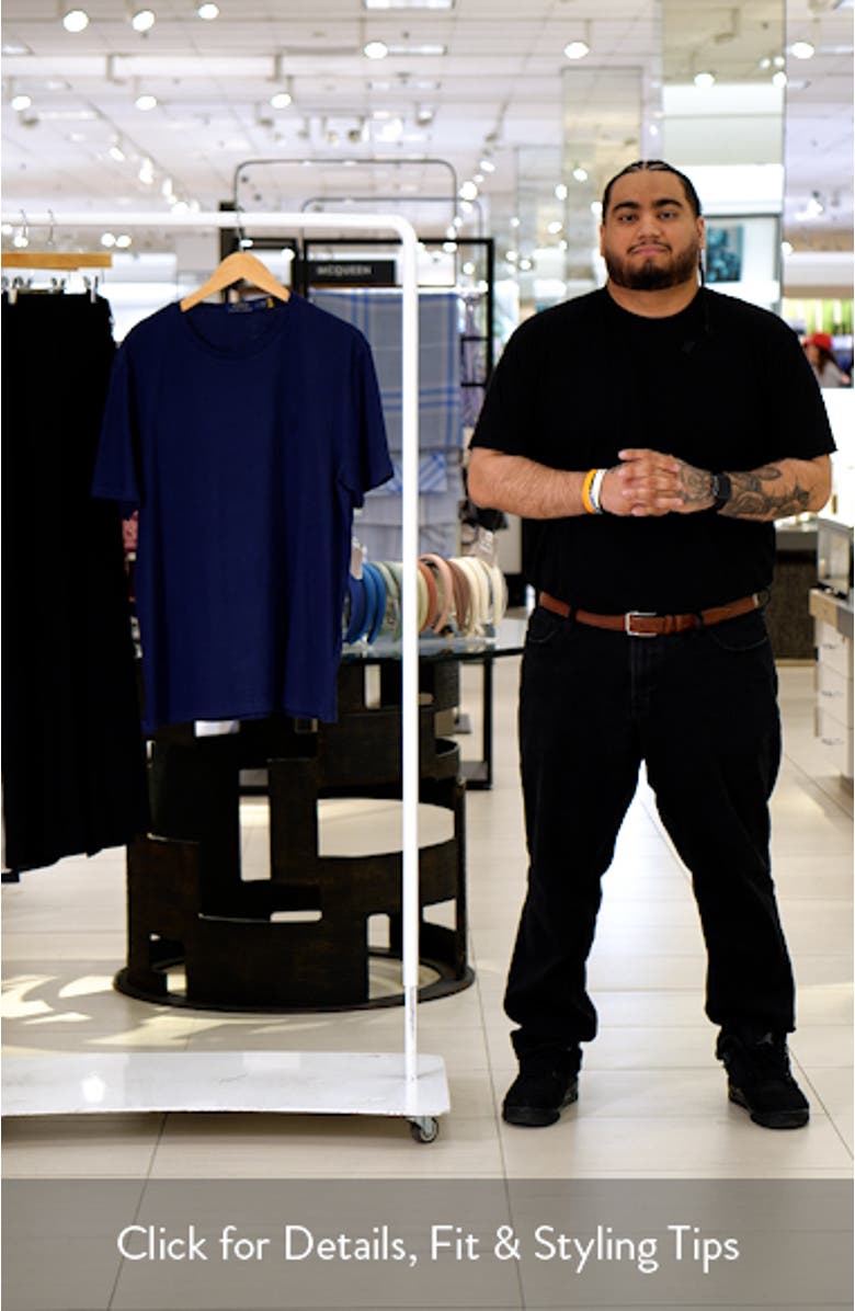 Standard Fit Cotton & Linen T-Shirt, sales video thumbnail