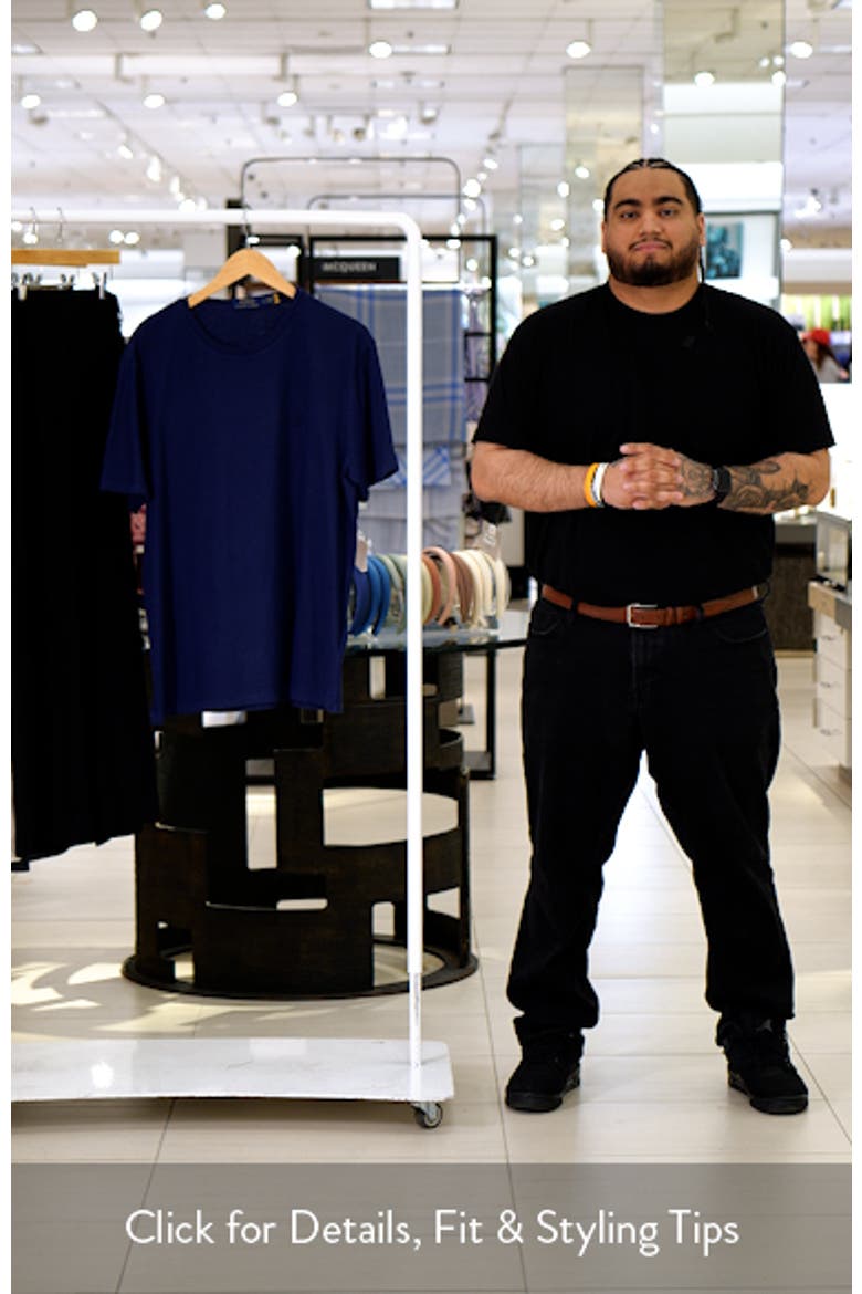 Standard Fit Cotton & Linen T-Shirt video