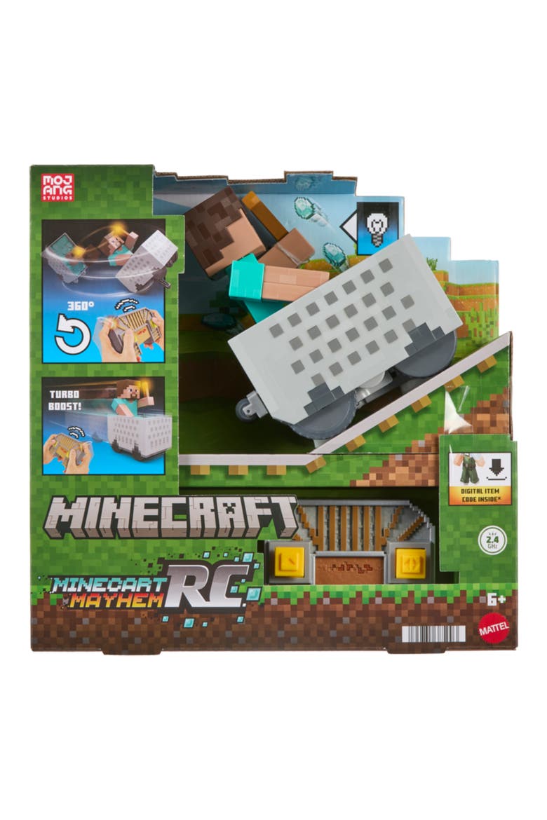 Kids' Steve with Minecart RC Toy, Alternate, color, STEVE