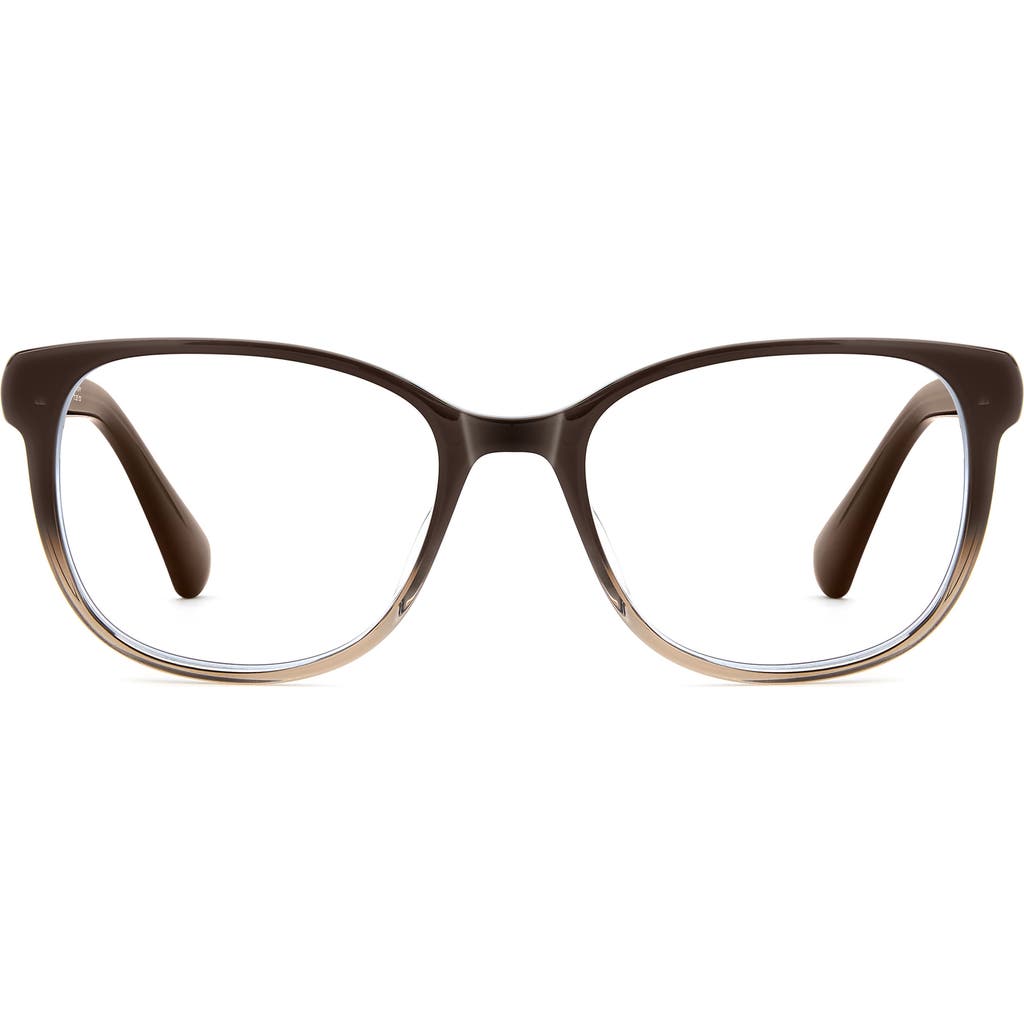 Kate Spade New York Lyssa 51mm Square Optical Glasses In Brown
