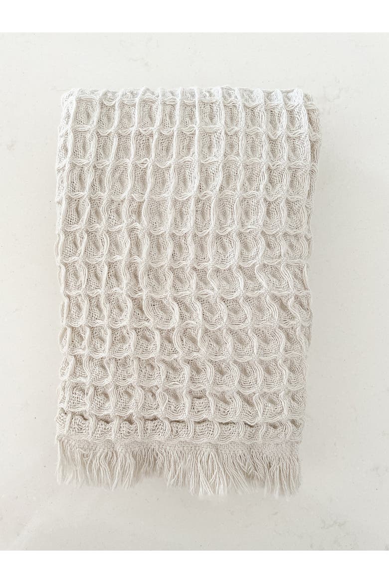 Turkish Cotton Waffle Hand Towel - Set of 2, Alternate, color, White