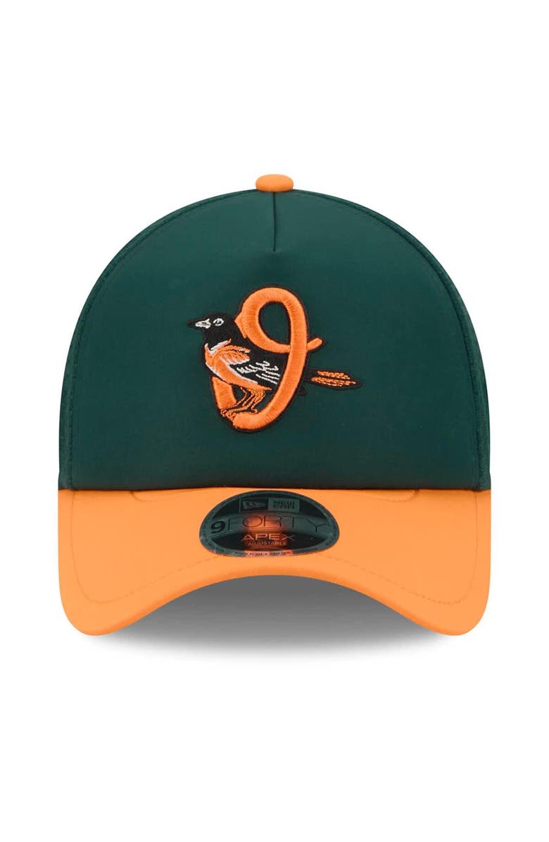 New Era Men's New Era Orange/Dark Green Baltimore Orioles 2026 City Connect Apex 9FORTY Adjustable Hat, Alternate, color, Orange