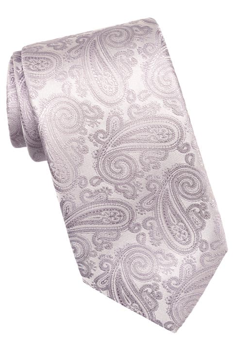 Soave - Extra Long Silk Jacquard Tie for Men