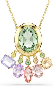 Swarovski Gema Crystal Charm Pendant Necklace