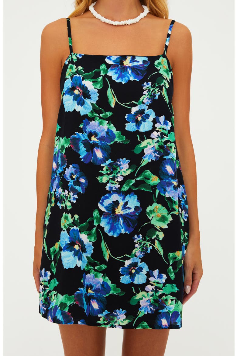 Tayla Cover-Up Dress, Alternate, color, BLACK PANSY