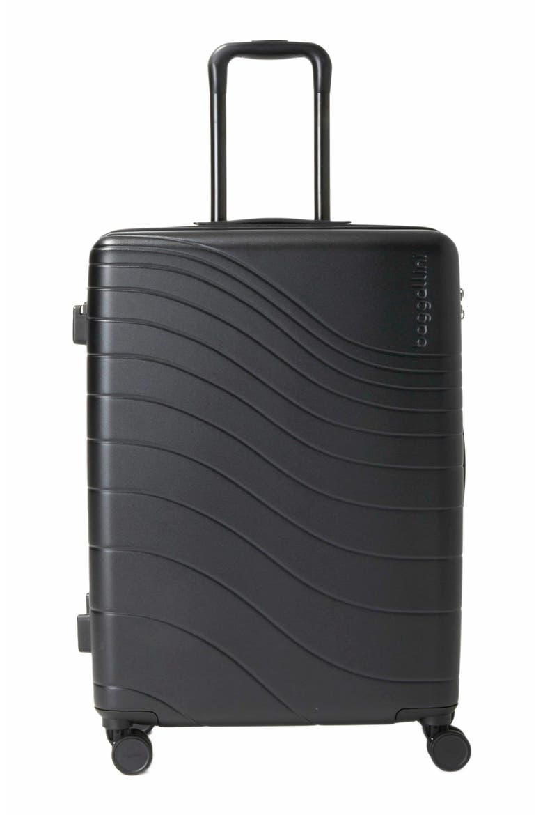 Set Wave 26 in. 4 Wheel Hardside Luggage, Alternate, color, Black Hardside