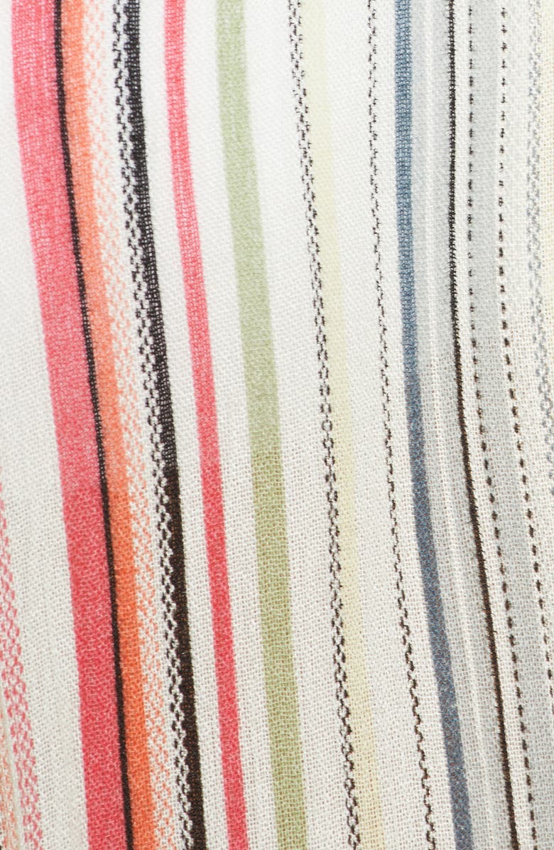 Elan Stripe Cover-Up Romper, Alternate, color,