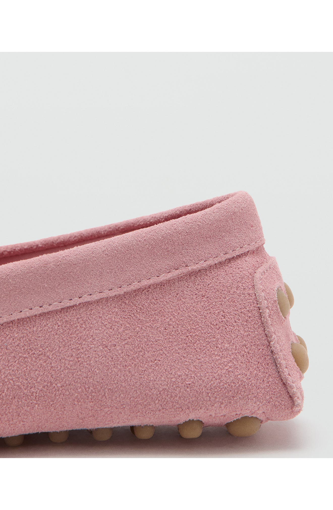 MANGO Moc Toe Loafer, Alternate, color, Pink