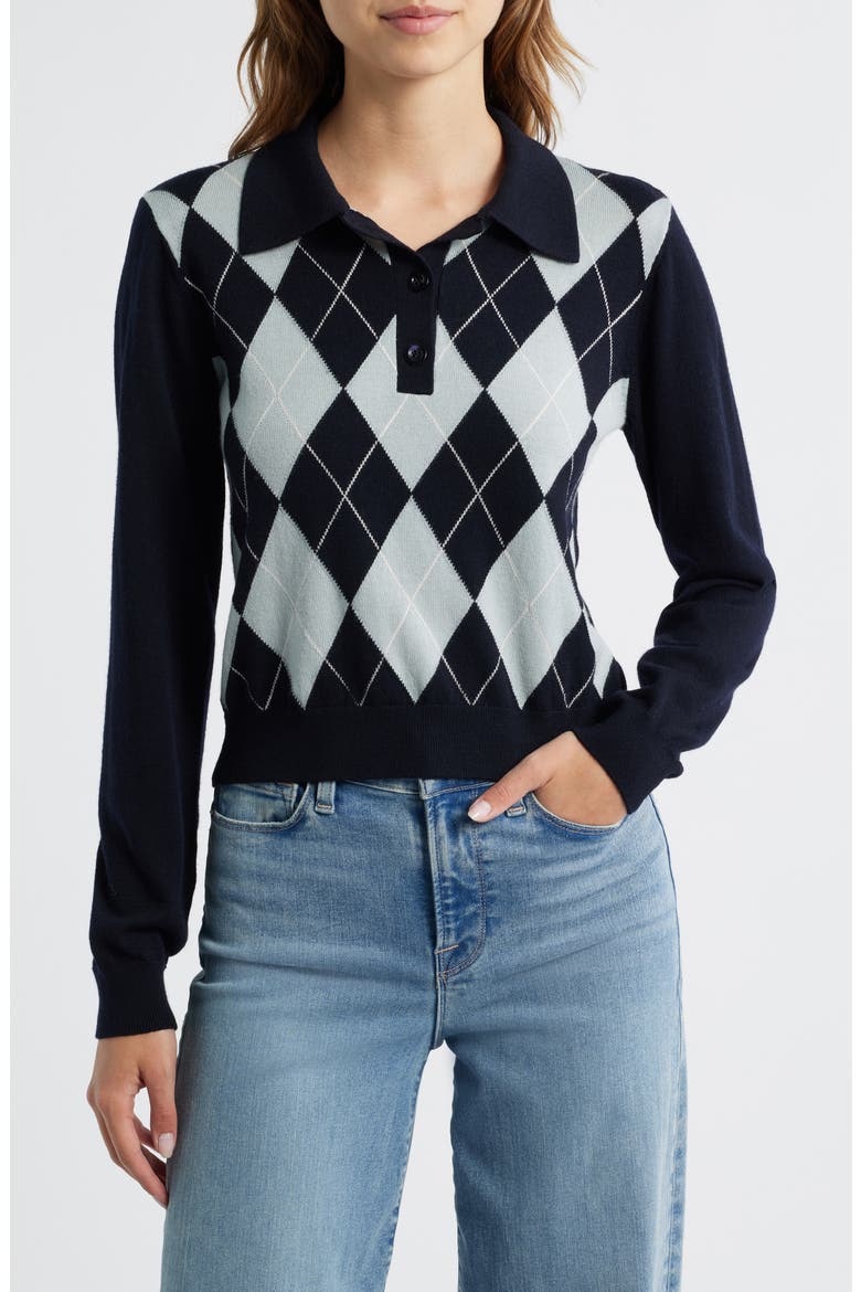 The Argyle Polo, Main, color, GREY MULTI