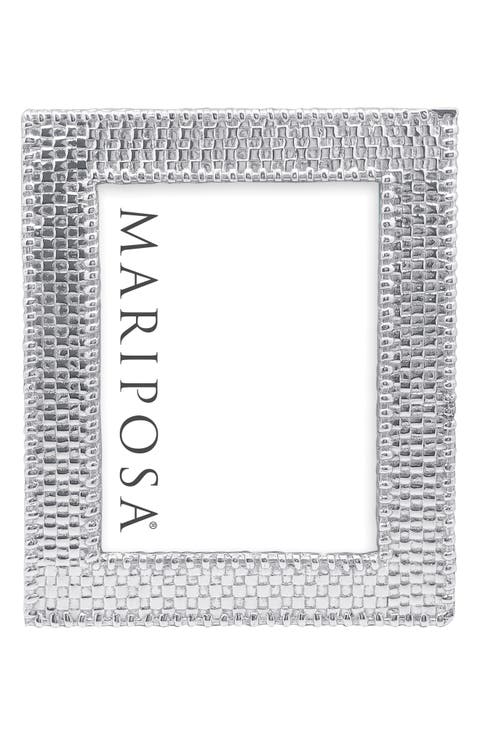 Basket Weave Recycled Aluminum Picture Frame