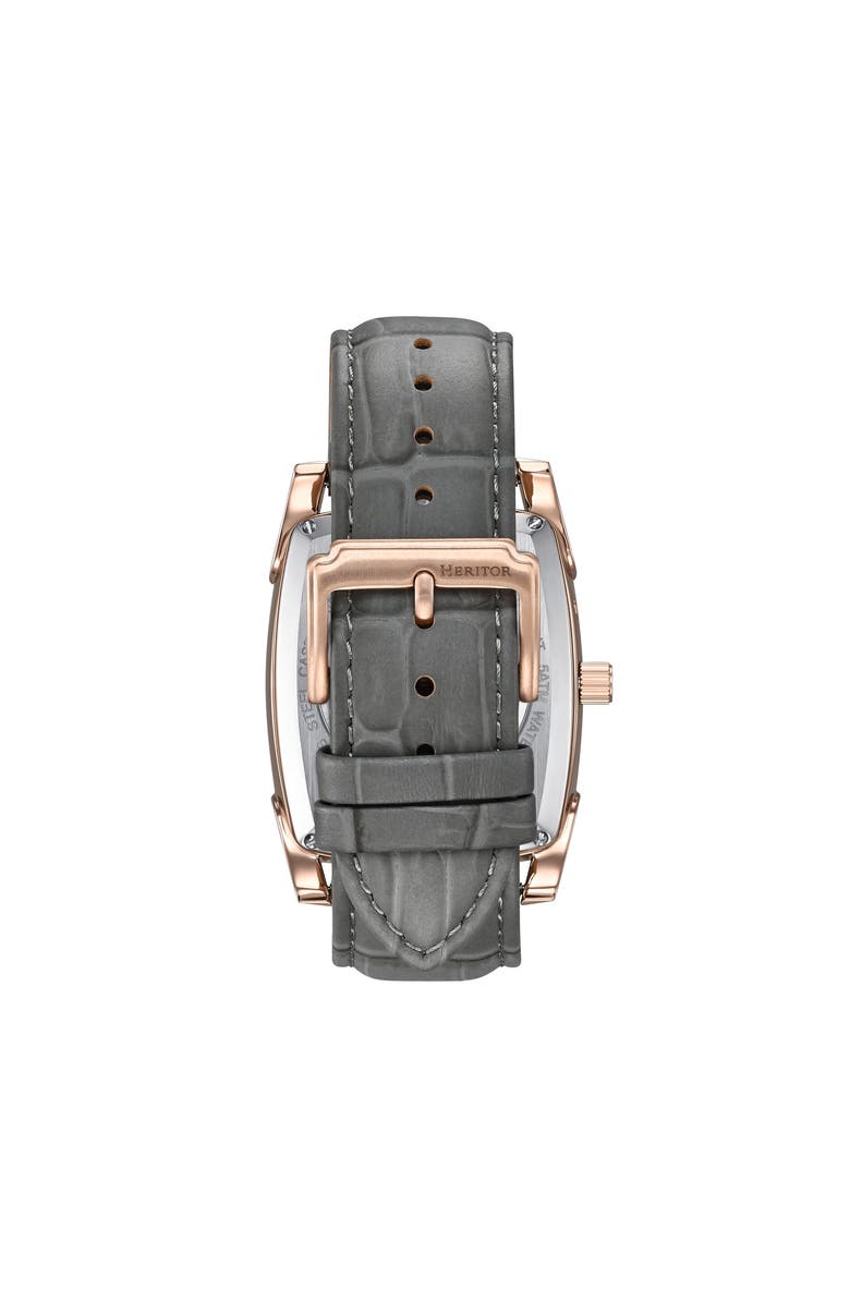 Heritor Automatic Valentin Mens Automatic Watch with Date, Alternate, color, Grey