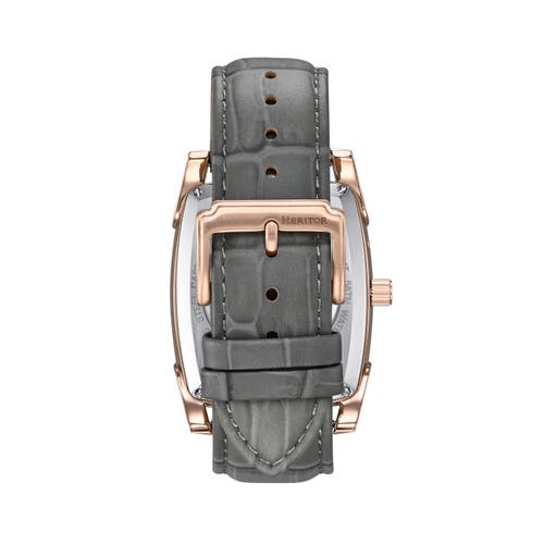 Heritor Automatic Valentin Mens Automatic Watch With Date In Gray
