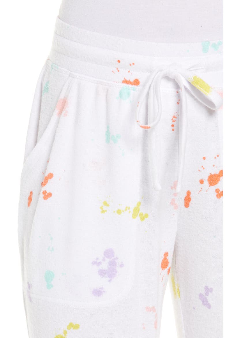 Comfy Joggers, Alternate, color, WHITE PAINT SPLATTER