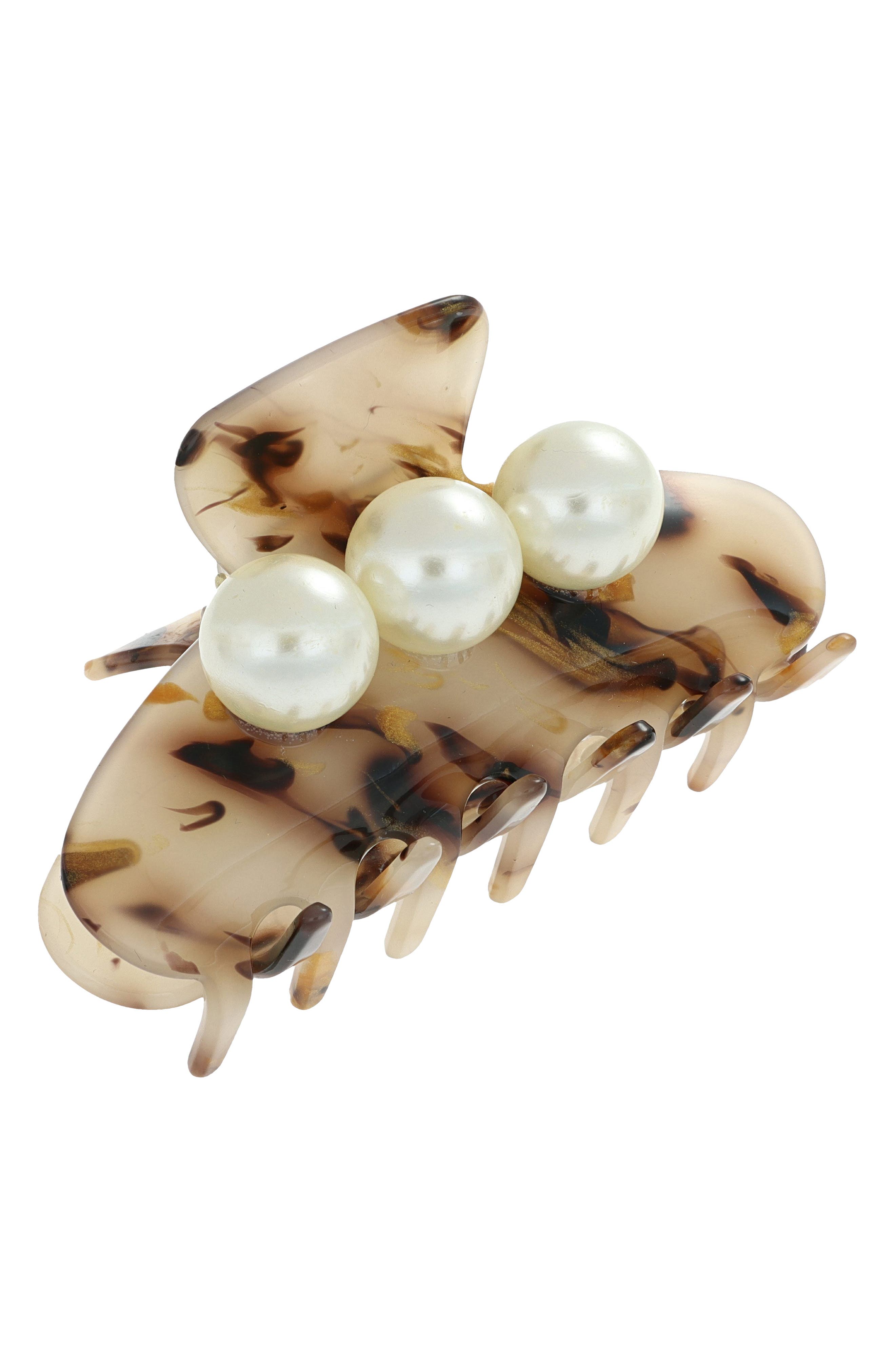 L. Erickson Monica Claw Clip in Brown 