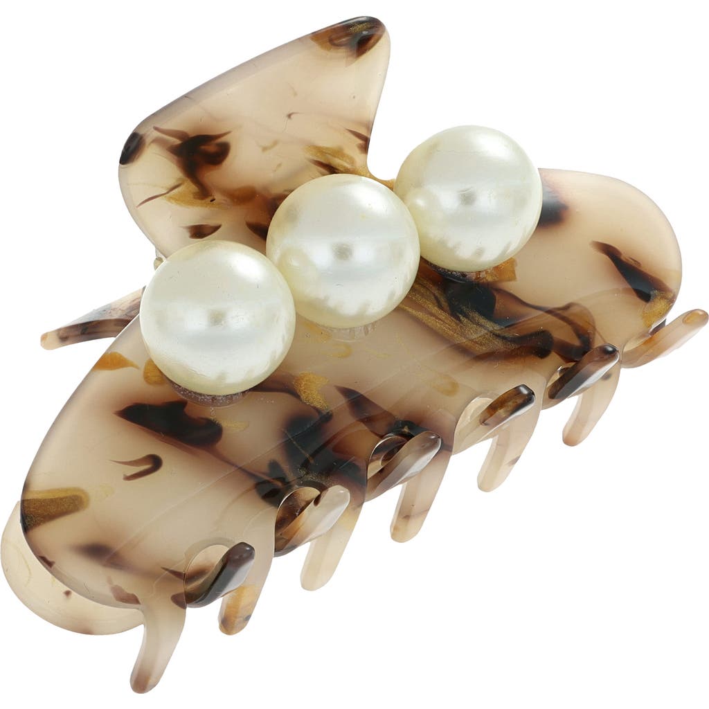 L. Erickson Monica Claw Clip in Brown