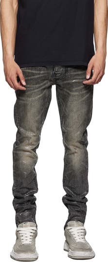 PURPLE BRAND Tiled Overlay Shimmery Skinny Jeans | Nordstrom