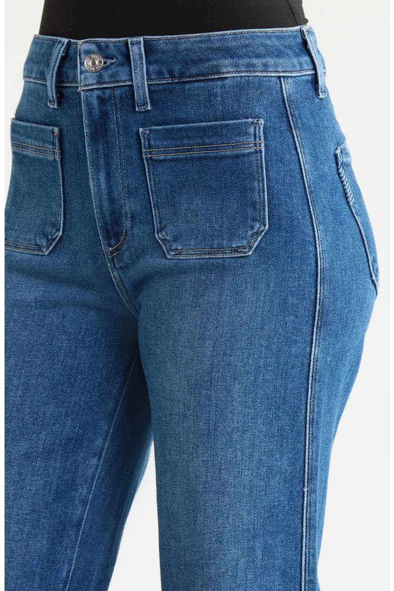 Leenah Patch Pocket Wide Leg Jeans, Alternate, color, HANCOCK