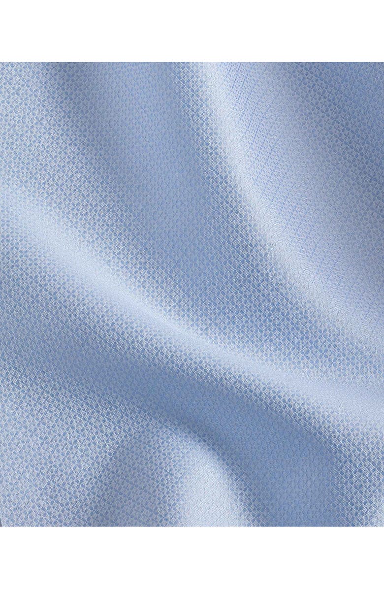 David Donahue Trim Fit Solid Cotton Dobby Dress Shirt, Alternate, color, 