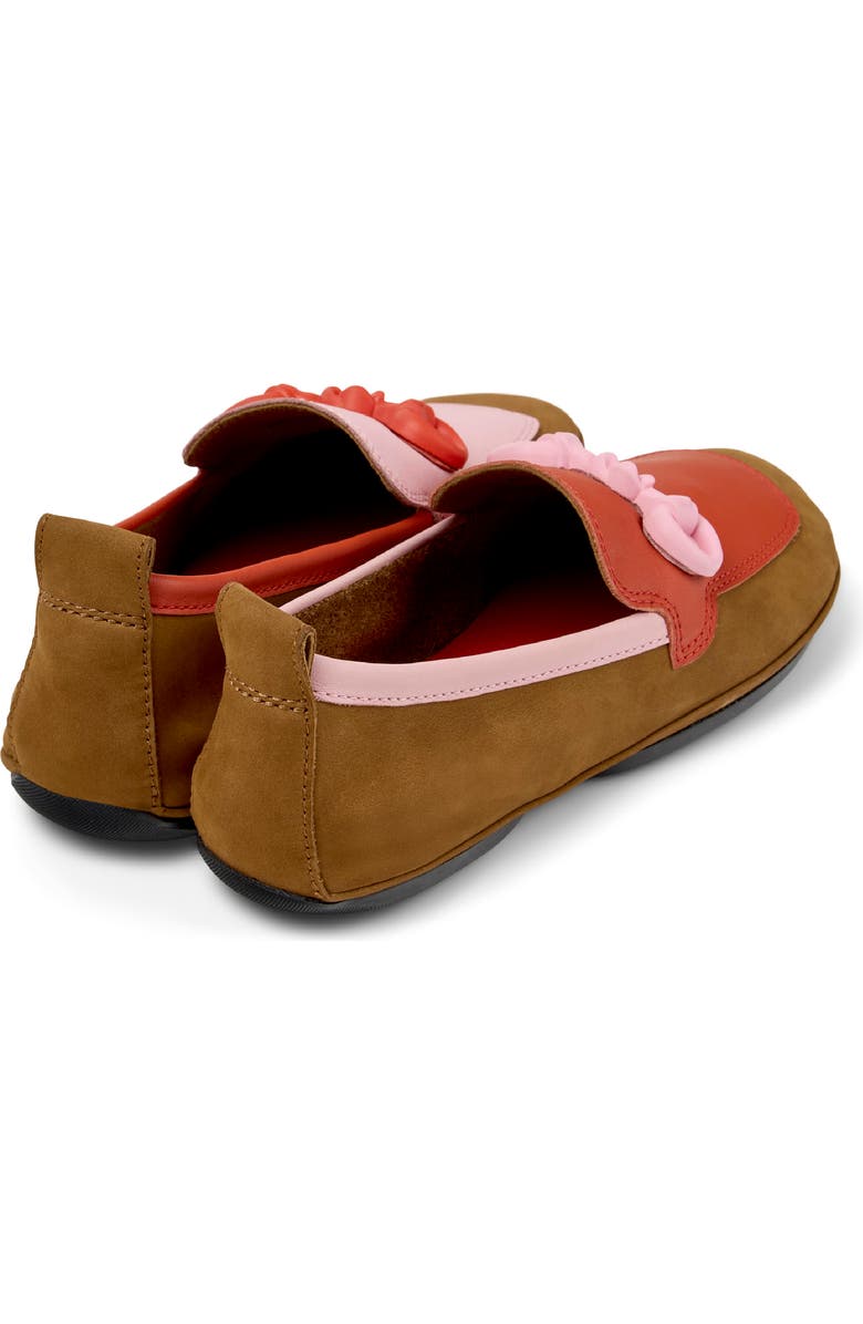 Camper Right Nina Mismatched Loafers, Alternate, color, Multi - Tan Assorted