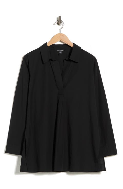 Long Sleeve Organic Cotton Tunic Shirt