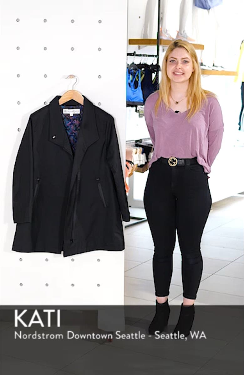 Tenley Asymmetrical Collar Coat, sales video thumbnail