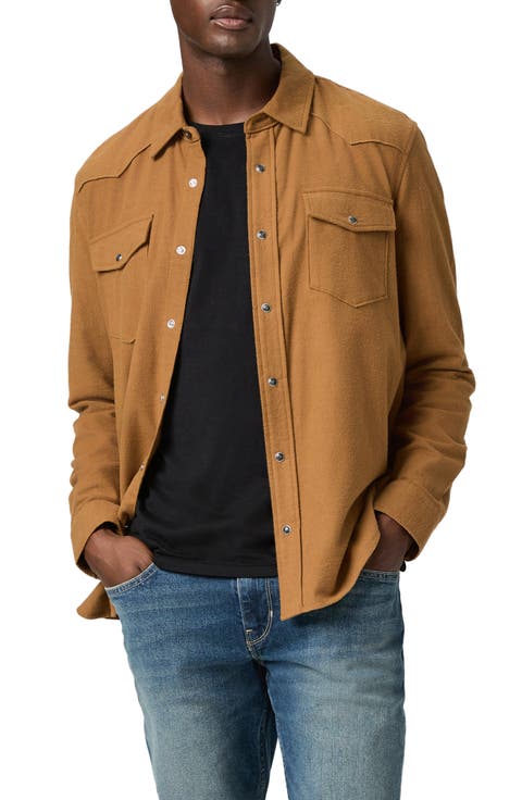 Chenoga Cotton Chamois Snap-Up Shirt