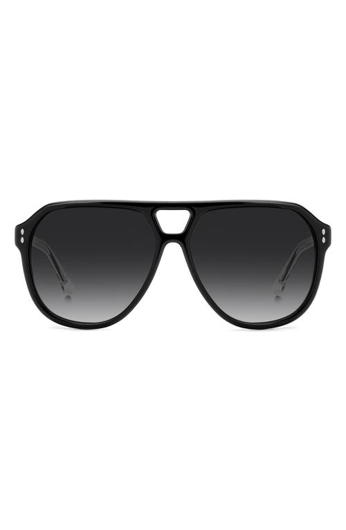 ISABEL MARANT ISABEL MARANT 60MM GRADIENT PILOT SUNGLASSES